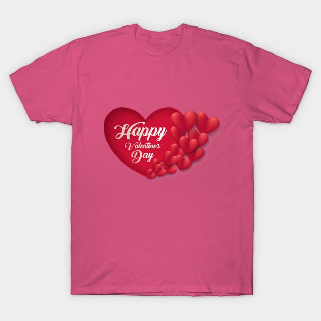 happy valentine's day T-Shirt by soufibyshop